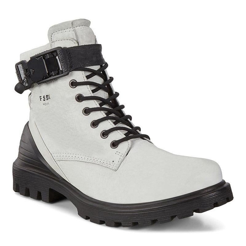 Men Boots Ecco Tredtray M - Hiking Boots White - India ZOXPCJ271
